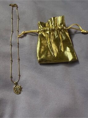 Gold Sunburst Pendant Celestial Necklace - Whimsigoth Jewelry 14k gold necklace
